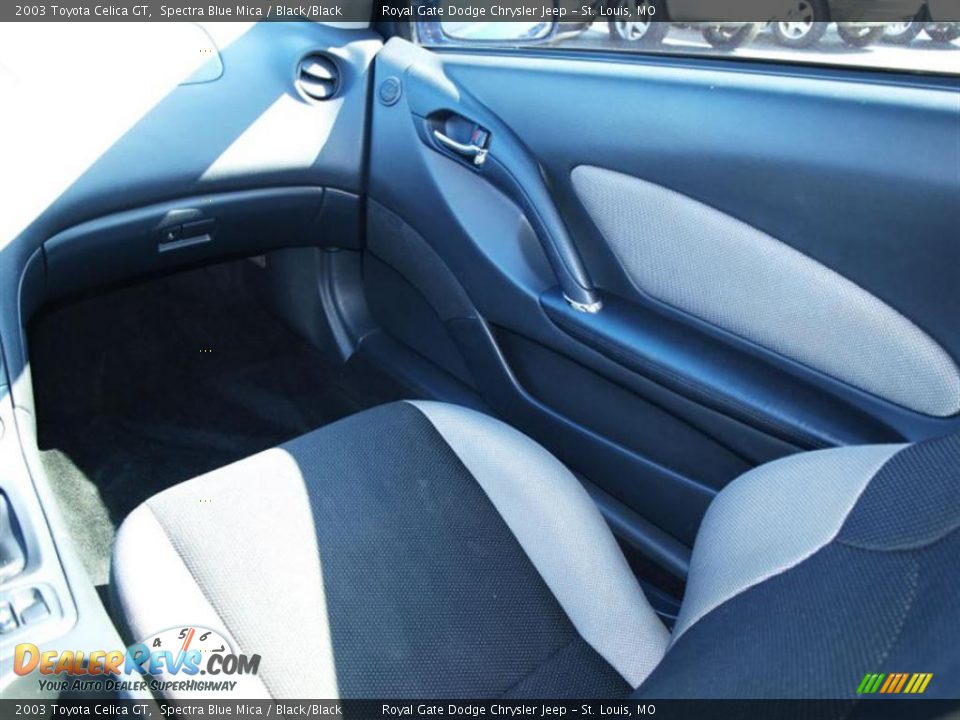 2003 Toyota Celica GT Spectra Blue Mica / Black/Black Photo #14