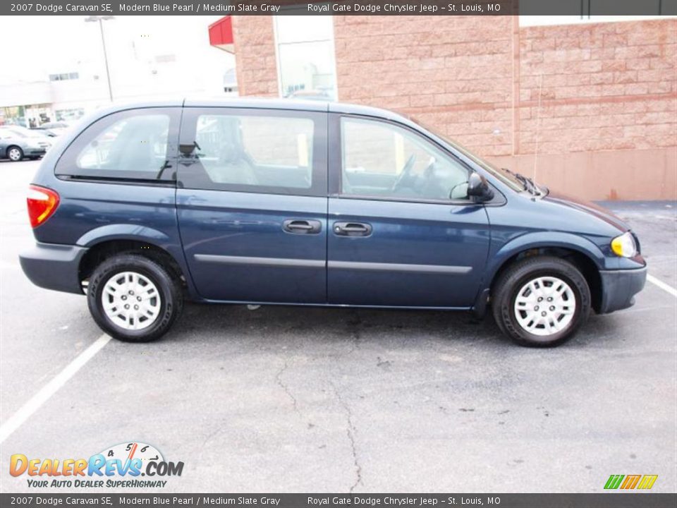 2007 Dodge Caravan SE Modern Blue Pearl / Medium Slate Gray Photo #1
