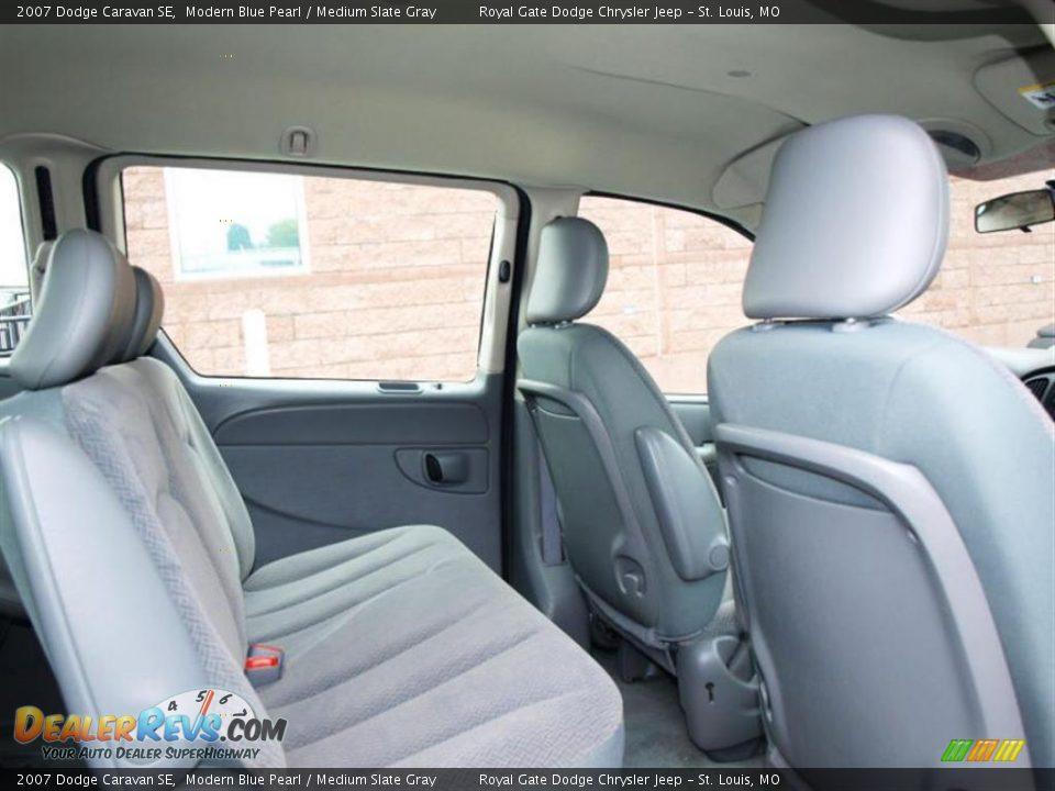 2007 Dodge Caravan SE Modern Blue Pearl / Medium Slate Gray Photo #9