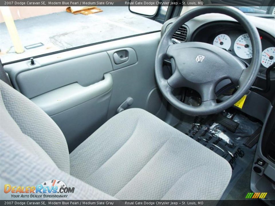 2007 Dodge Caravan SE Modern Blue Pearl / Medium Slate Gray Photo #11