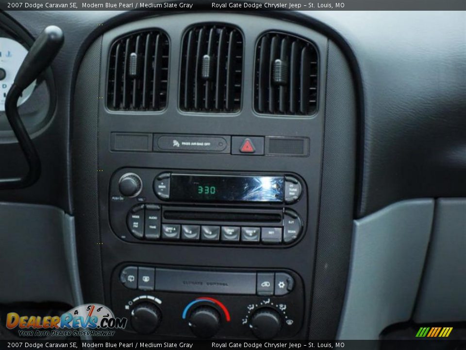 2007 Dodge Caravan SE Modern Blue Pearl / Medium Slate Gray Photo #12