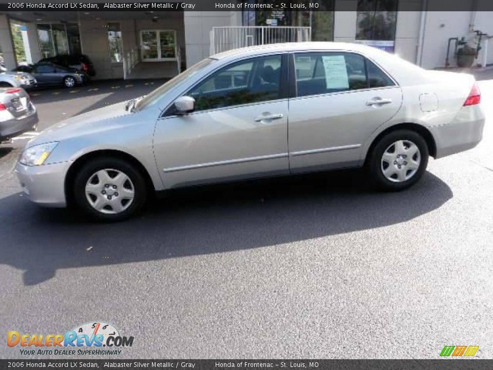 2006 Honda Accord LX Sedan Alabaster Silver Metallic / Gray Photo #1