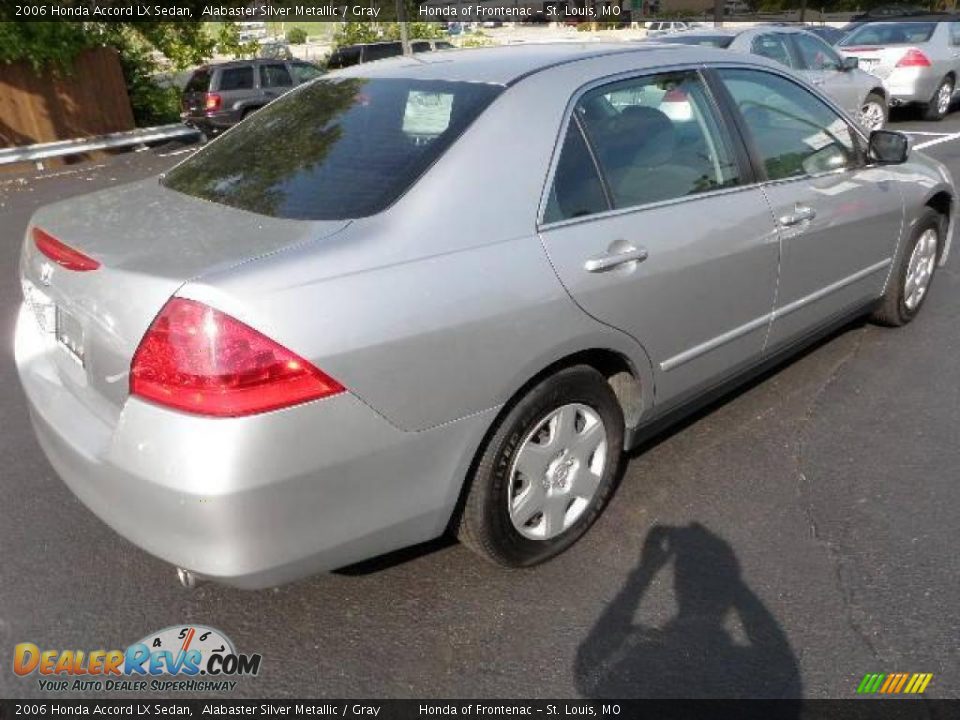 2006 Honda Accord LX Sedan Alabaster Silver Metallic / Gray Photo #5