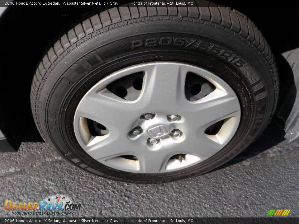 2006 Honda Accord LX Sedan Alabaster Silver Metallic / Gray Photo #8