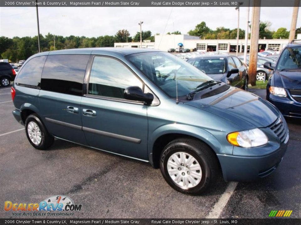 2006 Chrysler Town & Country LX Magnesium Pearl / Medium Slate Gray Photo #2