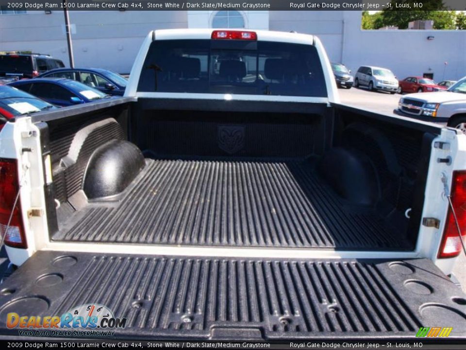 2009 Dodge Ram 1500 Laramie Crew Cab 4x4 Stone White / Dark Slate/Medium Graystone Photo #5