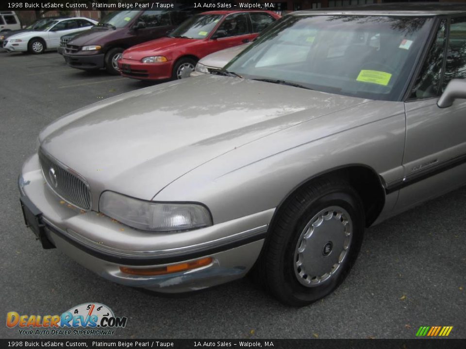 1998 Buick LeSabre Custom Platinum Beige Pearl / Taupe Photo #7