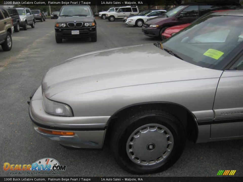 1998 Buick LeSabre Custom Platinum Beige Pearl / Taupe Photo #8