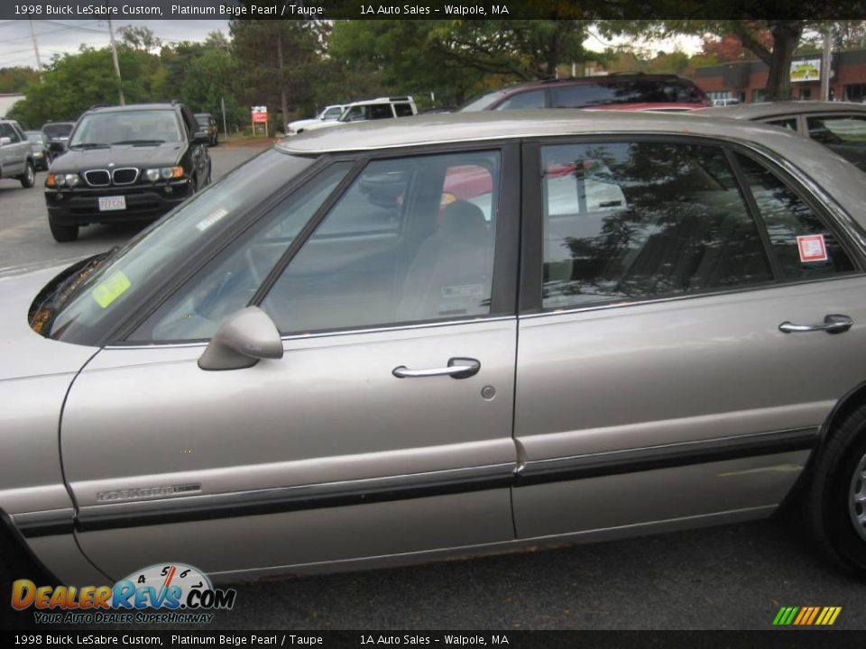 1998 Buick LeSabre Custom Platinum Beige Pearl / Taupe Photo #9