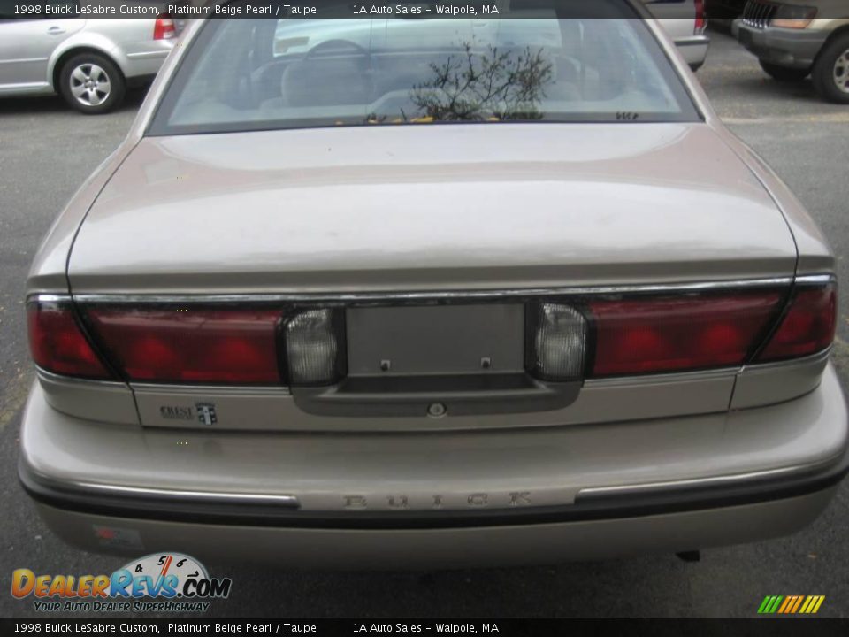 1998 Buick LeSabre Custom Platinum Beige Pearl / Taupe Photo #12