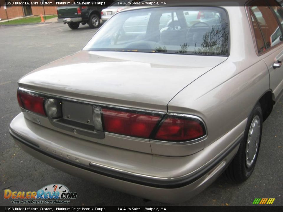 1998 Buick LeSabre Custom Platinum Beige Pearl / Taupe Photo #13