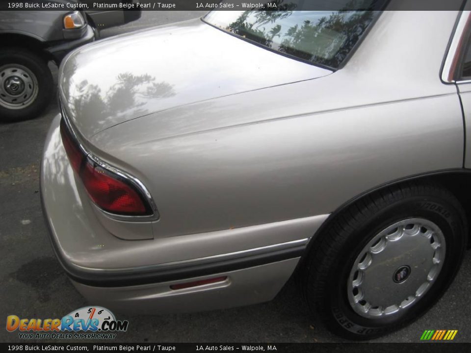 1998 Buick LeSabre Custom Platinum Beige Pearl / Taupe Photo #14