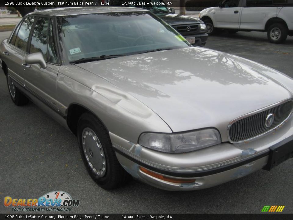 1998 Buick LeSabre Custom Platinum Beige Pearl / Taupe Photo #17