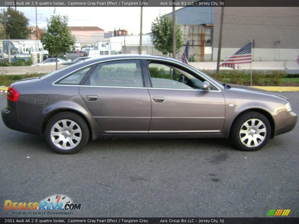 2001 Audi A6 2.8 quattro Sedan Cashmere Gray Pearl Effect / Tungsten Grey Photo #4