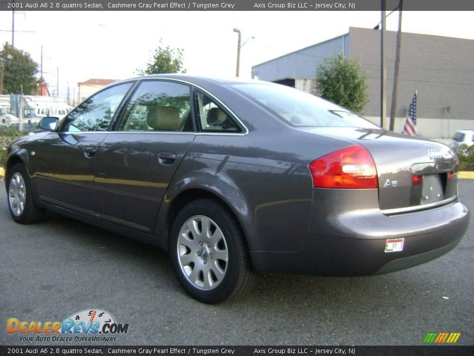 2001 Audi A6 2.8 quattro Sedan Cashmere Gray Pearl Effect / Tungsten Grey Photo #7