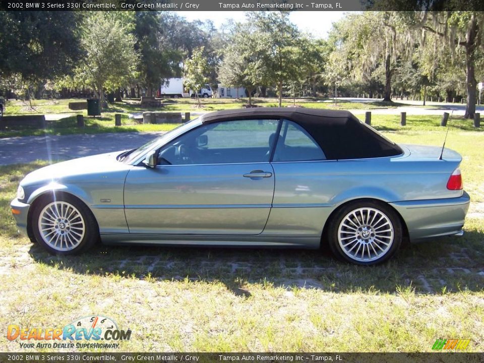2002 BMW 3 Series 330i Convertible Grey Green Metallic / Grey Photo #7