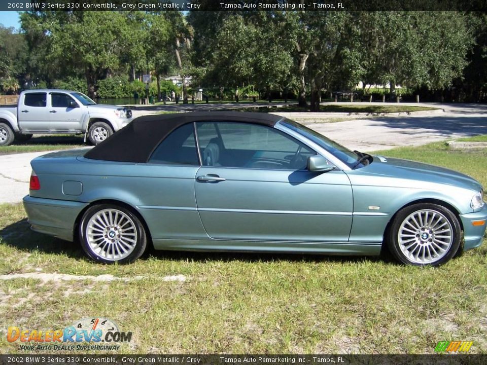 2002 BMW 3 Series 330i Convertible Grey Green Metallic / Grey Photo #8