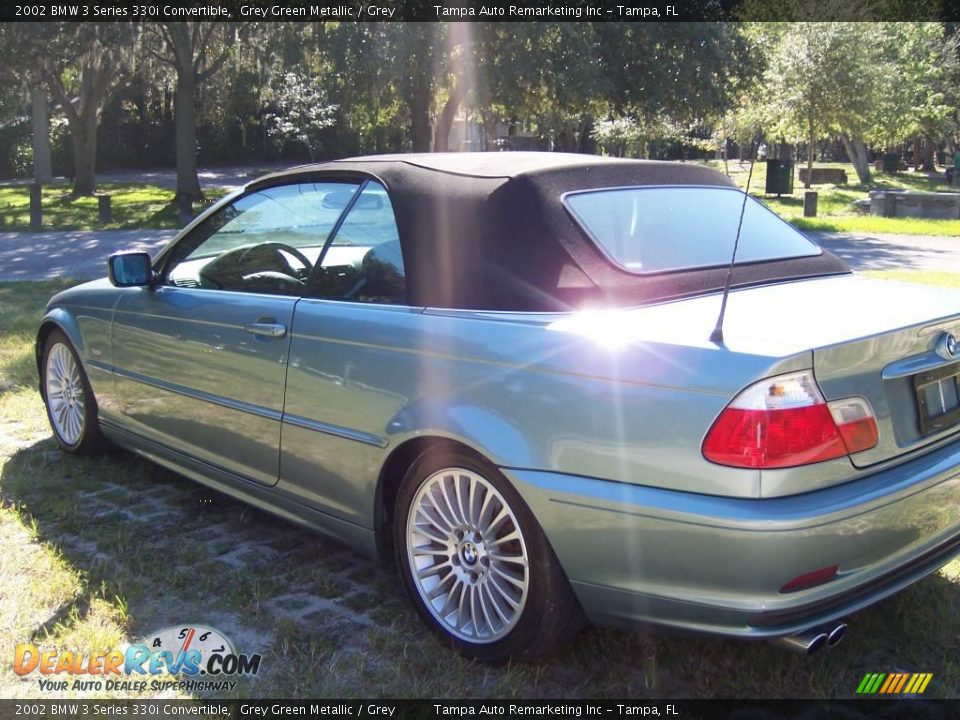 2002 BMW 3 Series 330i Convertible Grey Green Metallic / Grey Photo #10