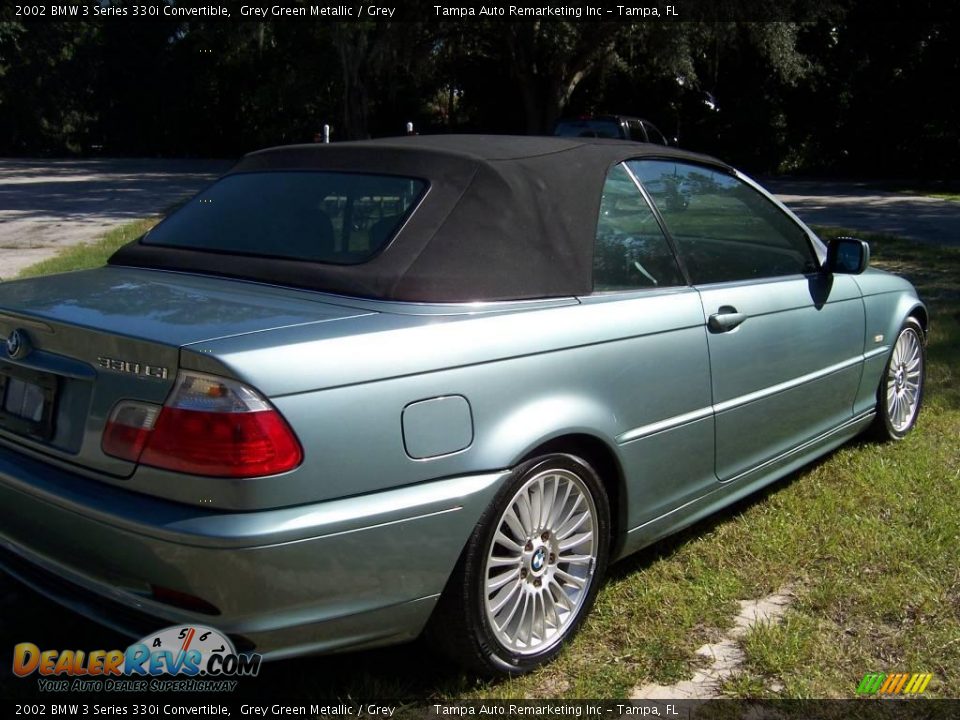 2002 BMW 3 Series 330i Convertible Grey Green Metallic / Grey Photo #11
