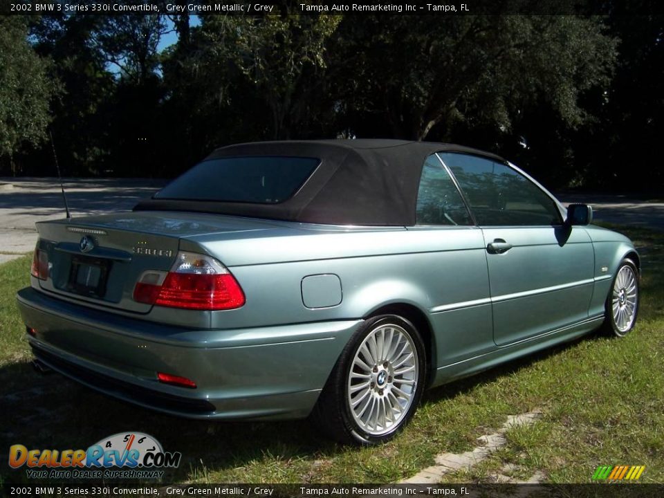 2002 BMW 3 Series 330i Convertible Grey Green Metallic / Grey Photo #13