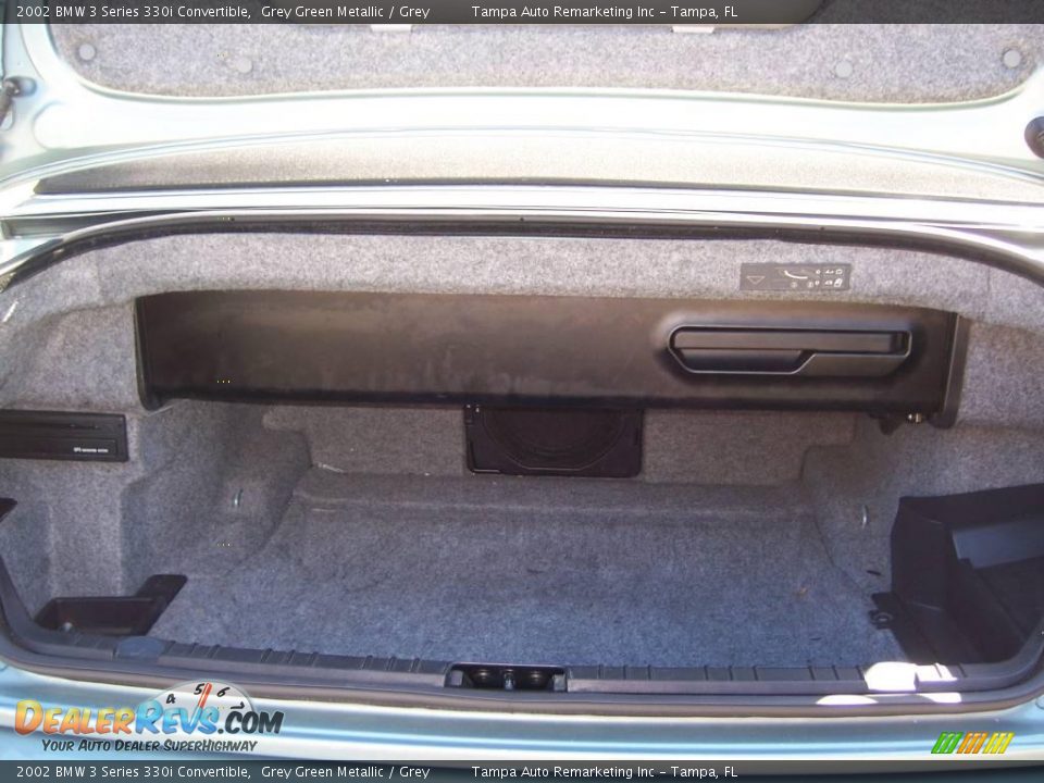 2002 BMW 3 Series 330i Convertible Grey Green Metallic / Grey Photo #15