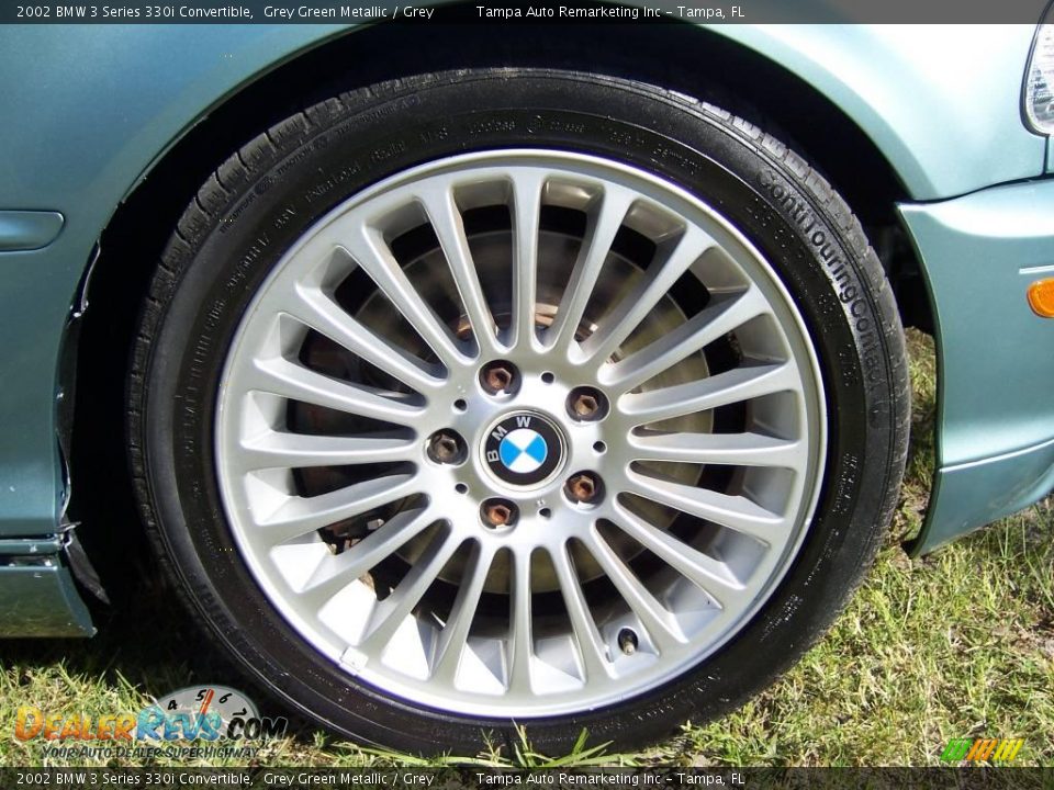2002 BMW 3 Series 330i Convertible Grey Green Metallic / Grey Photo #17