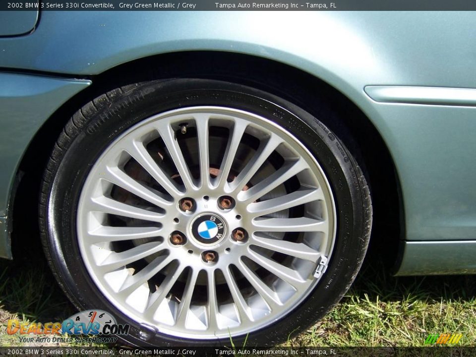 2002 BMW 3 Series 330i Convertible Grey Green Metallic / Grey Photo #18
