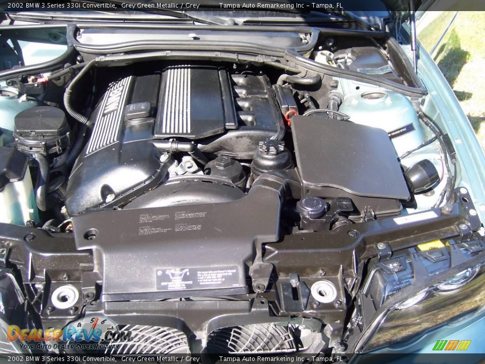 2002 BMW 3 Series 330i Convertible Grey Green Metallic / Grey Photo #20