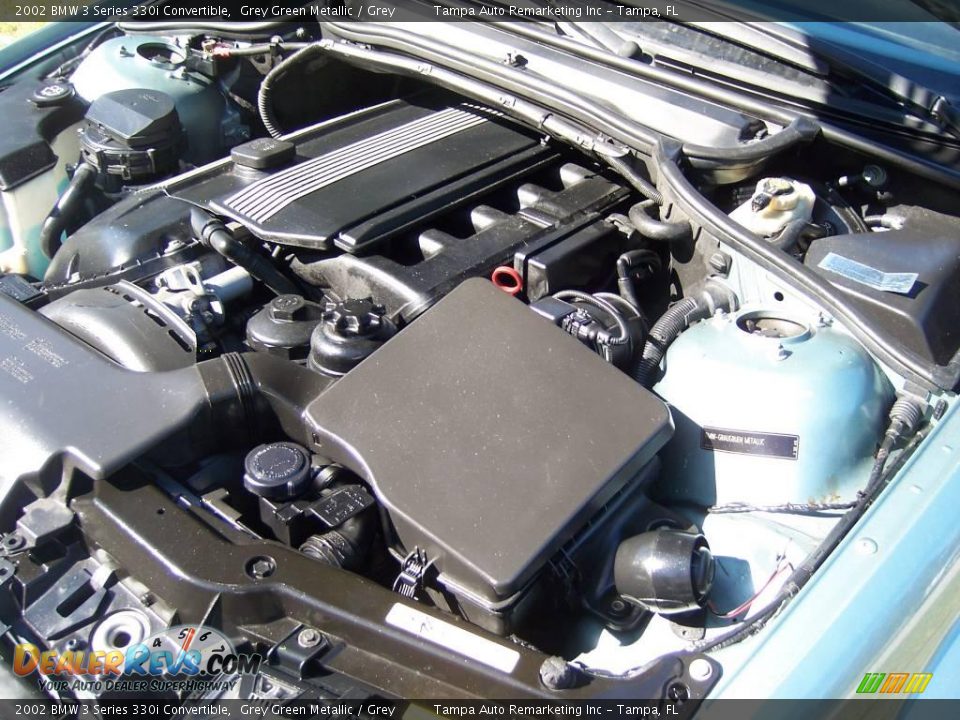 2002 BMW 3 Series 330i Convertible Grey Green Metallic / Grey Photo #21
