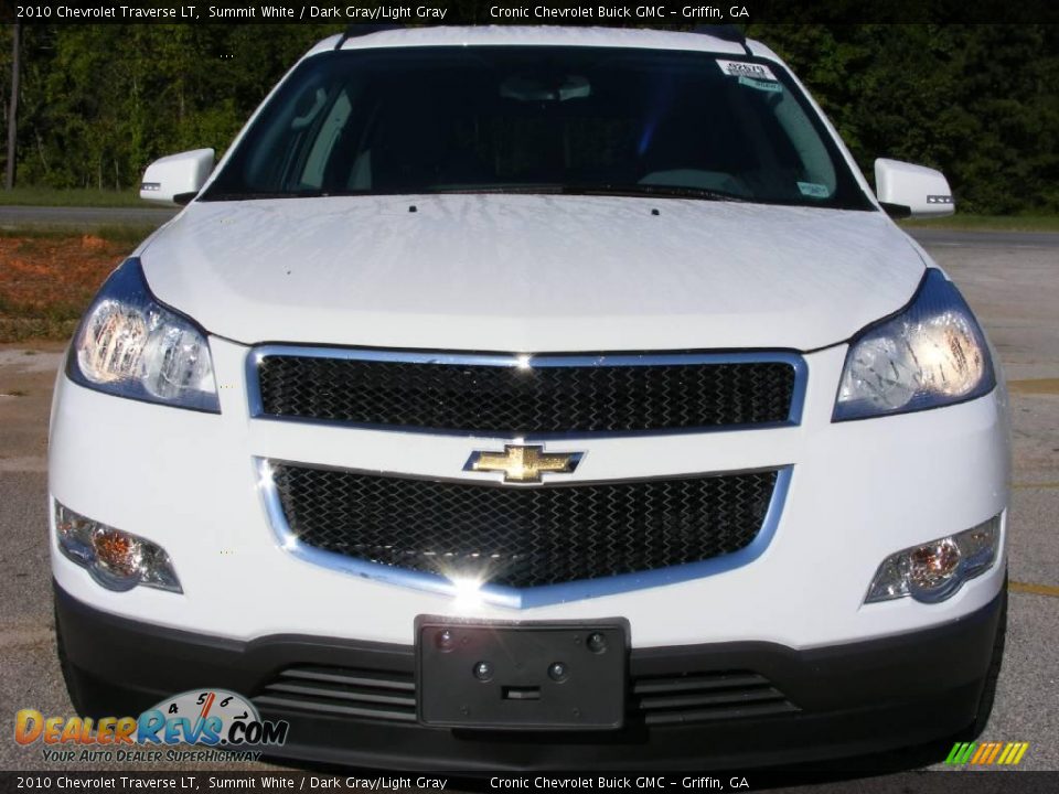 2010 Chevrolet Traverse LT Summit White / Dark Gray/Light Gray Photo #3