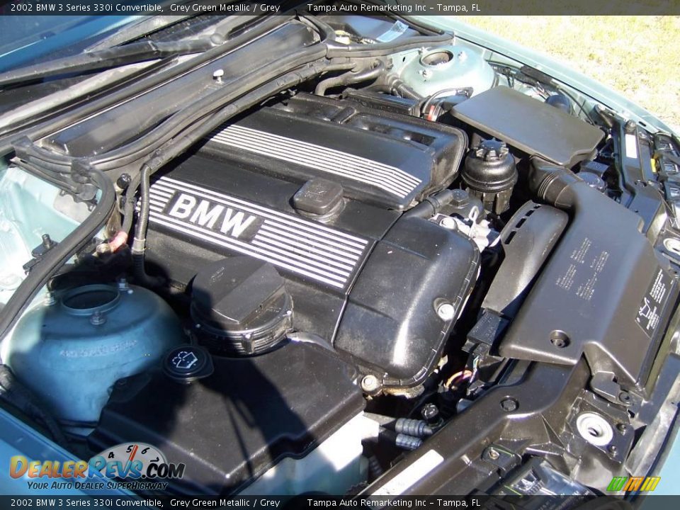 2002 BMW 3 Series 330i Convertible Grey Green Metallic / Grey Photo #22