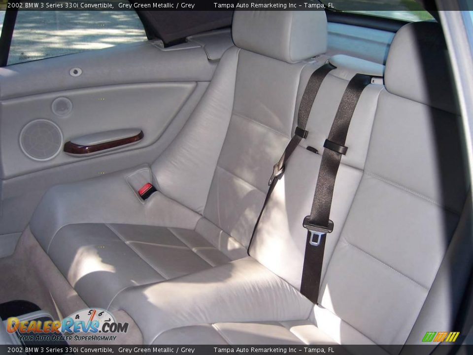 2002 BMW 3 Series 330i Convertible Grey Green Metallic / Grey Photo #25
