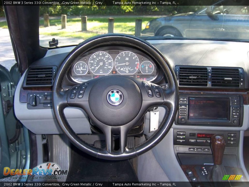 2002 BMW 3 Series 330i Convertible Grey Green Metallic / Grey Photo #27