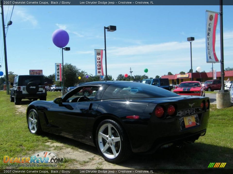 2007 Chevrolet Corvette Coupe Black / Ebony Photo #3