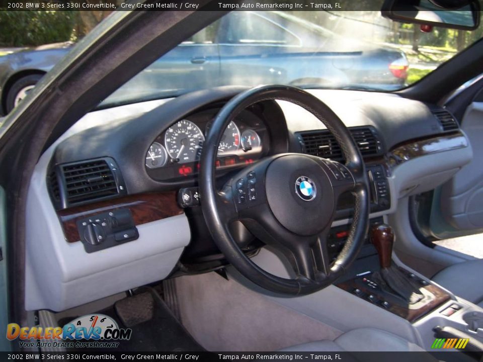 2002 BMW 3 Series 330i Convertible Grey Green Metallic / Grey Photo #30