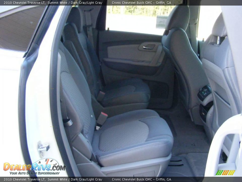 2010 Chevrolet Traverse LT Summit White / Dark Gray/Light Gray Photo #13