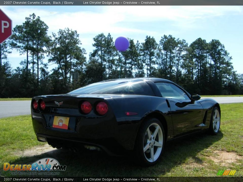 2007 Chevrolet Corvette Coupe Black / Ebony Photo #5