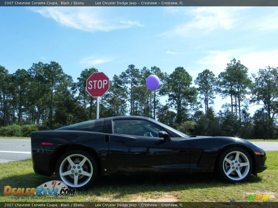 2007 Chevrolet Corvette Coupe Black / Ebony Photo #6