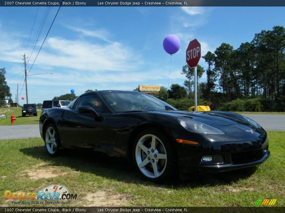 2007 Chevrolet Corvette Coupe Black / Ebony Photo #7