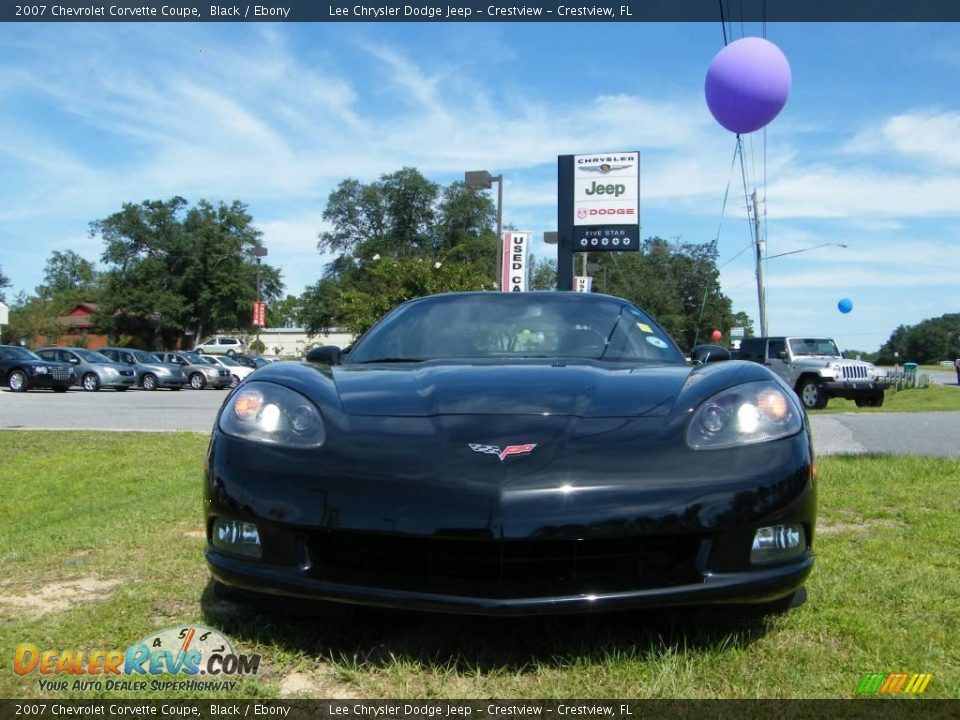 2007 Chevrolet Corvette Coupe Black / Ebony Photo #8