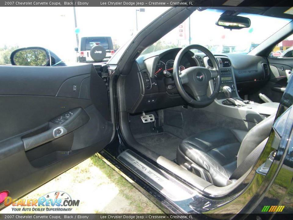 2007 Chevrolet Corvette Coupe Black / Ebony Photo #13