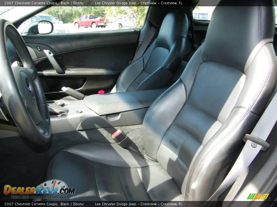 2007 Chevrolet Corvette Coupe Black / Ebony Photo #14