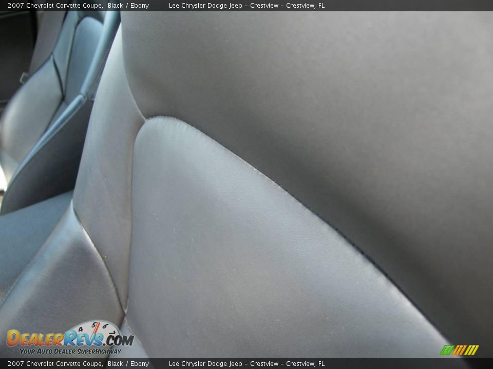 2007 Chevrolet Corvette Coupe Black / Ebony Photo #15