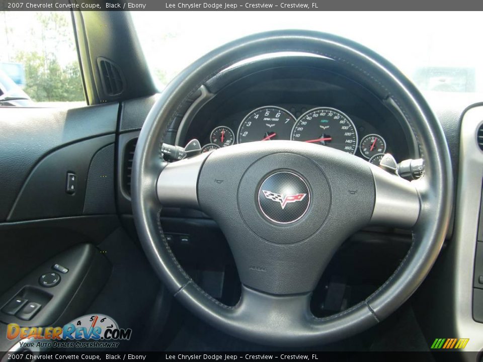 2007 Chevrolet Corvette Coupe Black / Ebony Photo #20