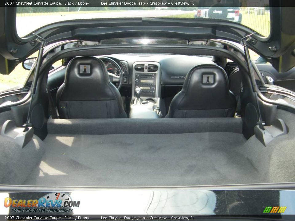 2007 Chevrolet Corvette Coupe Black / Ebony Photo #22