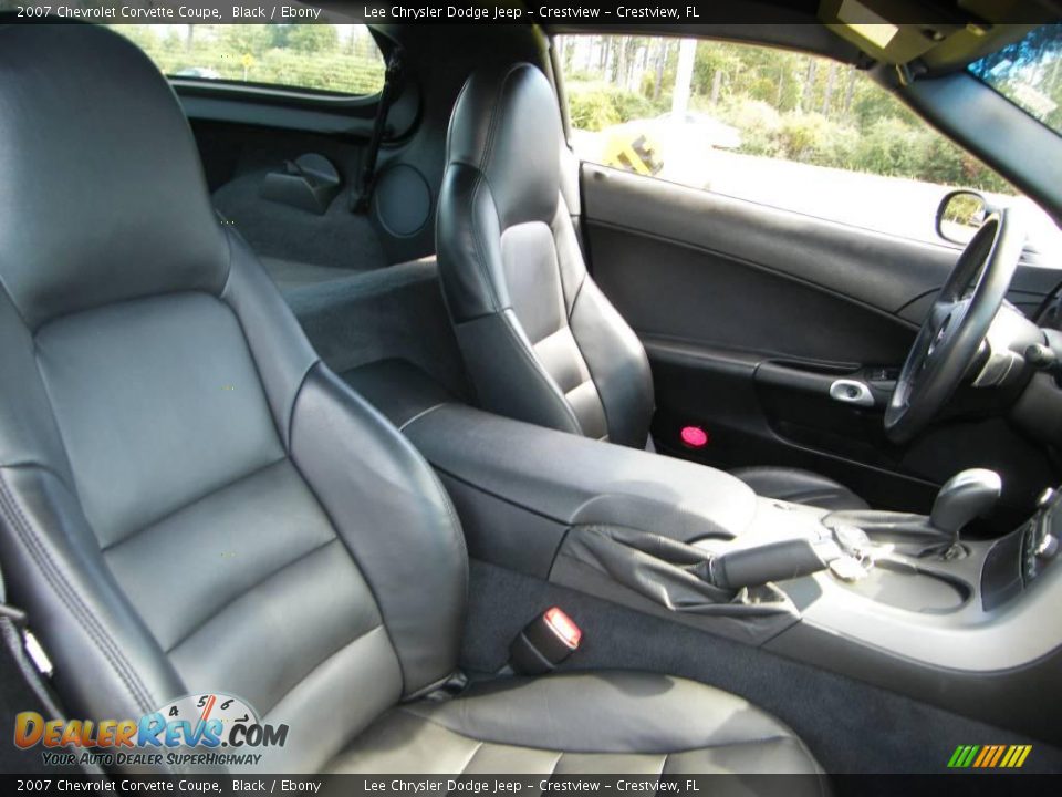 2007 Chevrolet Corvette Coupe Black / Ebony Photo #24