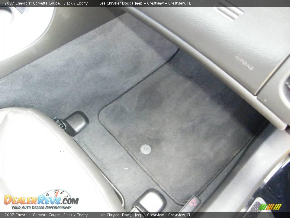 2007 Chevrolet Corvette Coupe Black / Ebony Photo #25