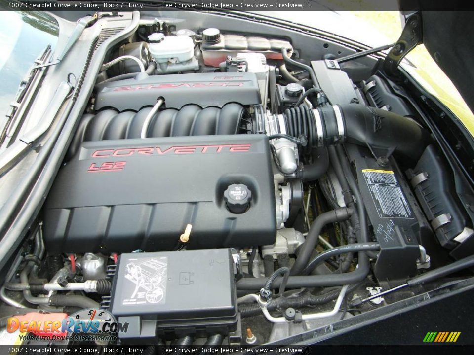 2007 Chevrolet Corvette Coupe Black / Ebony Photo #26