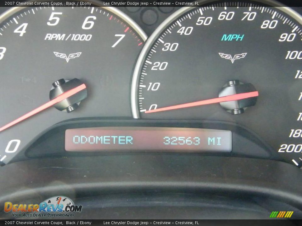2007 Chevrolet Corvette Coupe Black / Ebony Photo #27