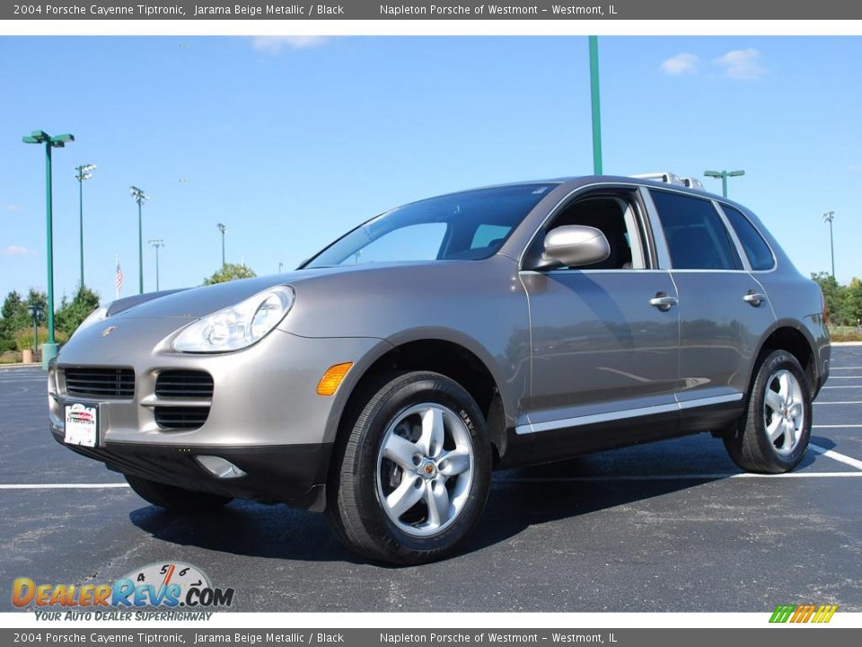 2004 Porsche Cayenne Tiptronic Jarama Beige Metallic / Black Photo #1